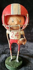 Lori Mitchell seltene Timmy Touchdown Boy Fußballspieler Figur Volkskunst - Bild 1 von 6