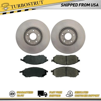 Front OE Brake Pads and Rotors Brake Kit for Renault Koleos Renault 2010-2016 - Image 1 of 4