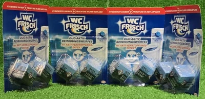 (44,75€/kg) 4x WC FRISCH DUO Aktiv REINIGUNGSWÜRFEL 2-er PK Spülkasten Versand0€ - Bild 1 von 4