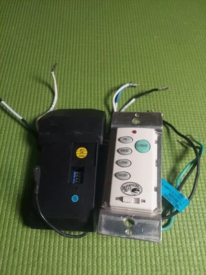 Ventilador de techo Hampton Bay control remoto de pared CHQ8BT9051T y receptor UC7067RC OEM Foto 1 de 4