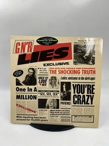 Guns N' Roses GNR Lies Vinyl LP UK Original 1st Press Banned Cover EX/VG+ - Picture 1 of 13