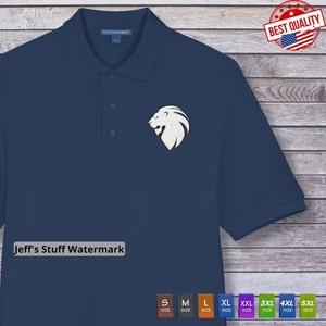 Premier Lion Port Authority Polo Shirt (Embroidery) Wild Animal Spec. Ed. Fit - Picture 1 of 18