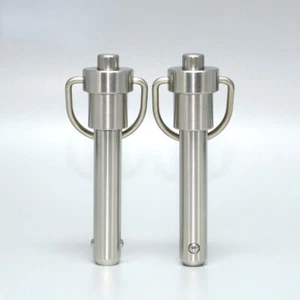 w/Ring Handle Pull Steel PI Quick Release Pin Bolt Ball Head Quick Lock Pin Plug - Picture 1 of 26