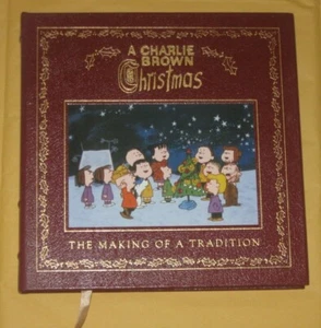A CHARLIE BROWN CHRISTMAS THE MAKING OF A TRADITION LEATHER BOUND HC C. SCHULZ - Picture 1 of 5
