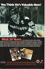 1994 MARIO LEMIEUX NHL Hockey LEAF Trading Cards PRINT AD WALL ART - DONRUSS