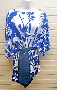 Zara Damen Kimono Kleid Blumen Weiß Kurzarm Größe S - Bild 1 von 7