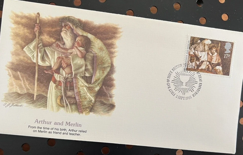 GREAT BRITAIN 1985 FDC. Arthur and Merlin. No address/Clean Cover - Image 1 of 1