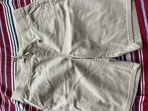 Justice Khakis Shorts Uniform Style Size 16.5 Beige - Picture 1 of 4