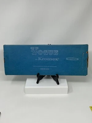 Bandeja de pan y rollo vintage Vogue de Kromex #877 cromada con asas en tono dorado Foto 1 de 4