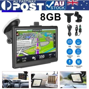 Truck Car GPS Navigation Touch Screen Navigator Free Lifetime AU Map Update New - Picture 1 of 22