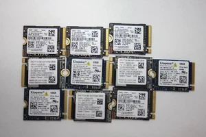 LOT of 50pcs 128GB M.2 PCIE NVME 2230 SSD 100% Health WD, SAMSUNG, KINGSTON - Afbeelding 1 van 5