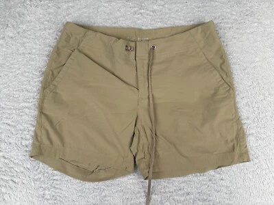 Columbia Shorts Women 8 Beige Chino Omni-Shield Nylon Blend Hike Camp 30x5 - Image 1 of 4