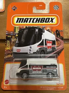 2022 Matchbox  Wave 1 76/102 2009 International eStar Warn Parts Delivery Truck - Picture 1 of 1