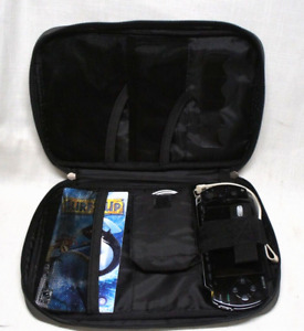 Nieuwe aanbiedingSONY PSP-1001 Console Tested & Works w 7 Cartridges & GameShark Carrying Case