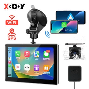 7 Zoll CarPlay Android Auto 4K Touchscreen Navigationsgerät Dashcam AUX TF FM - Bild 1 von 14