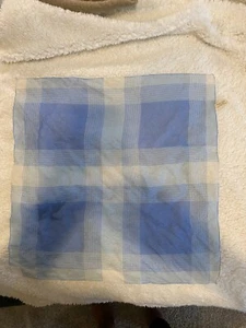 Vintage Schal Italienisch Blau  - Bild 1 von 2