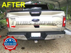 2018-2020 Ford F-150 Tailgate Chrome Bezel Trim Stainless Steel Accent Rear Door - Picture 1 of 5