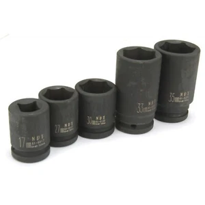 Truck Service Socket Set - Shallow and Deep Metric - Carlyle Hand Tools - Picture 1 of 2