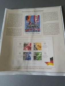 briefmarken deutschland 50 Jahre Bundesrepublik Deutschland - Bild 1 von 2