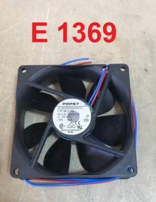 2 st. / 2 pcs. Papst Lüfter 92x92x25   3412 NG  - 12V DC - 185 mA - 2,2 W - Bild 1 von 4