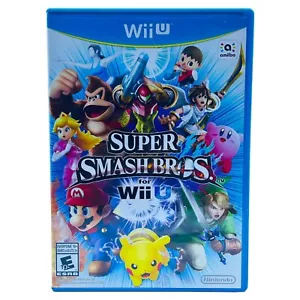 Super Smash Bros. para Nintendo Wii U CIB Juego Completo Probado con Manual - Imagen 1 de 4