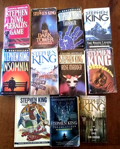 Stephen King Paperbacks Bundle of Mixed Titles, Good to Very Good, Lot of 11 - Picture 1 of 14
