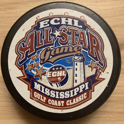 1999 ECHL ALL-STAR GAME HOCKEY PUCK MISSISSIPPI SEA WOLVES GULF COAST CLASSIC Cover