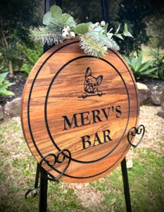 Custom Rustic Oak Property Sign 40cm - Hand Carved / Personalised / Gift - Picture 1 of 5