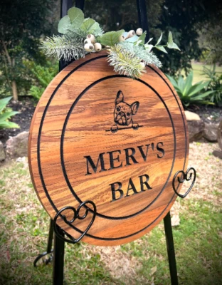 Custom Rustic Oak Property Sign 40cm - Hand Carved / Personalised / Gift - Image 1 of 4