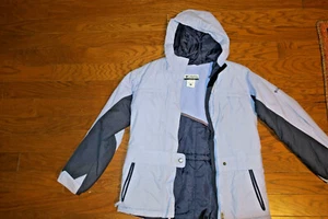 L 10-14 YOUTH❤️ COLUMBIA ❤️ WIND RAIN PROOF SKI SCHOOL WINTER  COAT JACKET GREAT - Picture 1 of 6