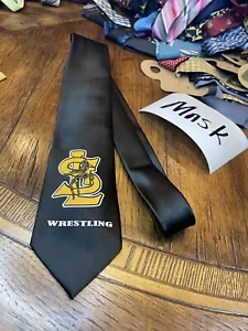 WRESTLING COLLEGE NECKTIE TIE FREE SHIPPING - Picture 1 of 4