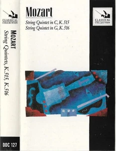 Takács Quartet Mozart String Quintets In C, K.515   G, K.516 CASSETTE ALBUM - Picture 1 of 10
