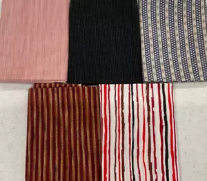 FAT QUARTER BUNDLE OF 5 - FQ1370 - STRIPE, 18"x21" - Picture 1 of 1
