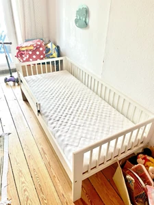 Ikea Bett Sultan Lade, 160 x 70 cm, weiß - Bild 1 von 9