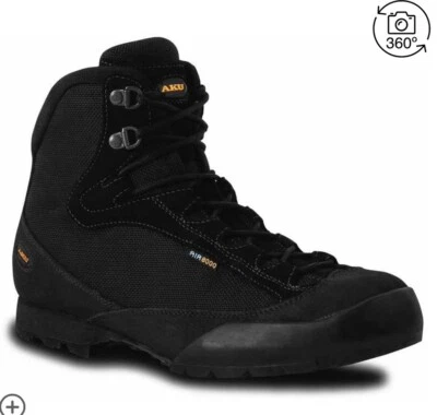 AKU NS 564 SPIDER Bota Táctica Negra Hombres Talla 9 Azul Marino Sellos Senderismo Foto 1 de 4