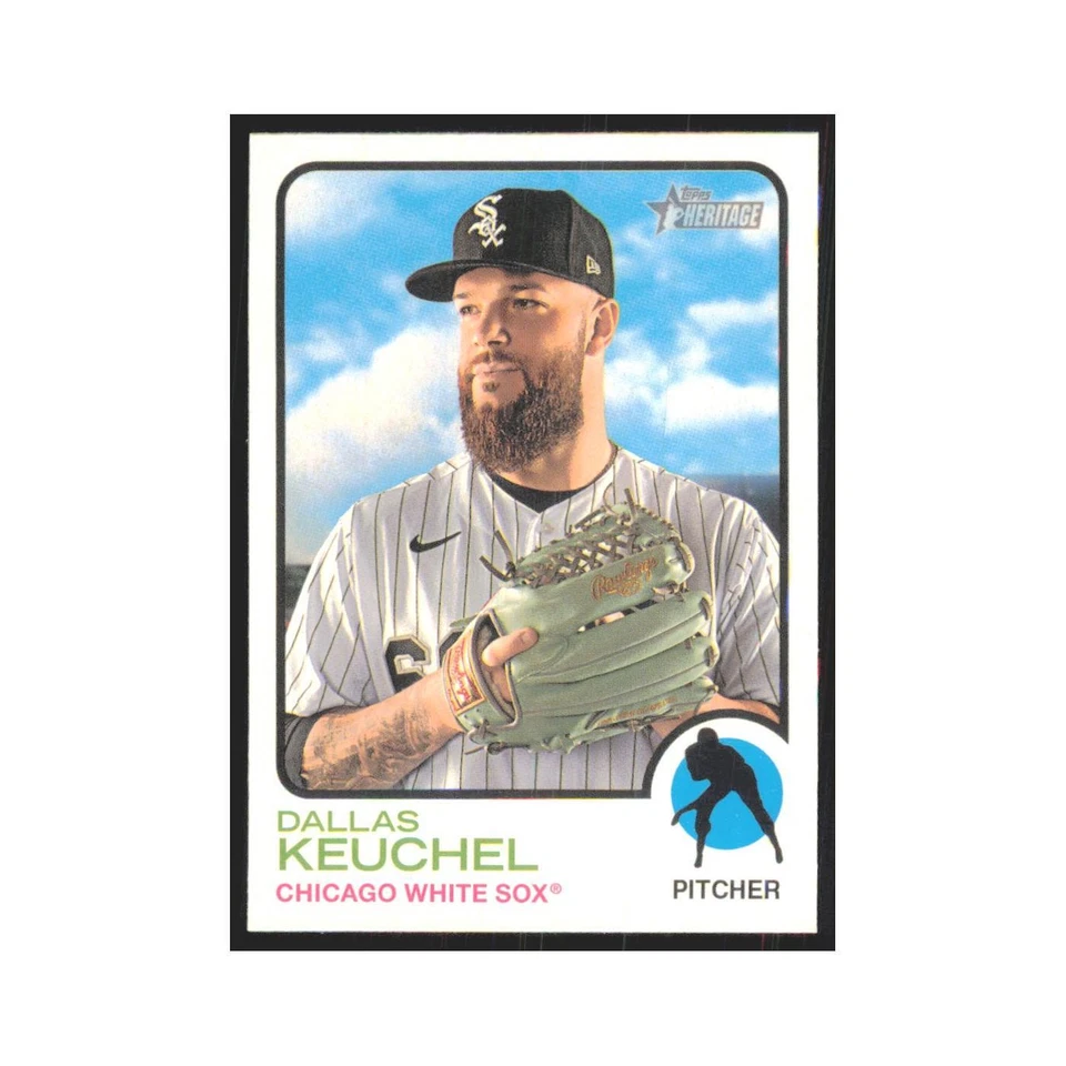2022 Topps Heritage Dallas Keuchel White Sox #133 - Image 1 of 3