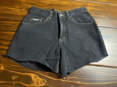 Lee Shorts, Women's Size 8P Petite, Black, Modified Cut Off - Image 1 of 4