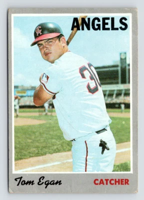 1970 Topps Card, #4 Tom Egan, California Angels - Image 1 of 3