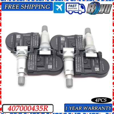 Sensor de presión de neumáticos TPMS 407000435R 4 PIEZAS PARA RENAULT FLUENCE GRAN LAGUNA MEGANE Foto 1 de 4