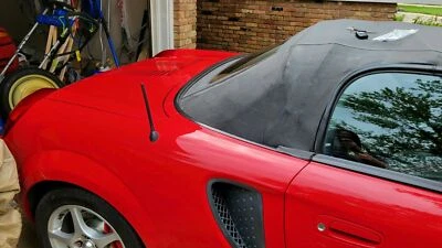 6 3/4" Short Black Antenna Mast Radio AM/FM for TOYOTA MR2 SPYDER 2000-2005 New - Image 1 of 4