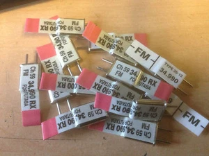 Cristalli ricevitore Futaba/Robbe 35 Mhz, nuovo vecchio magazzino, negozio di modellini UK, RX XTAL - Foto 1 di 1
