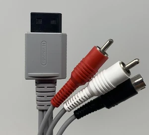 Genuine OEM Official Authentic Nintendo Wii U S-Video Cable RVL-010 Wii or Wii U - Picture 1 of 5
