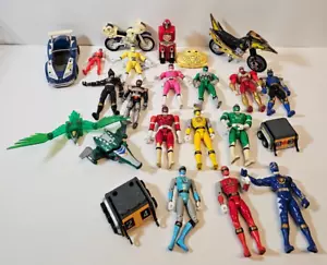 Vintage Power Rangers Figure Bundle Joblot Motorbike Zord parts - Picture 1 of 20