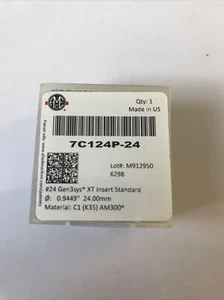 AME - 1 x nuevos insertos de taladro de carburo 7C124P-24 CNC - Imagen 1 de 2