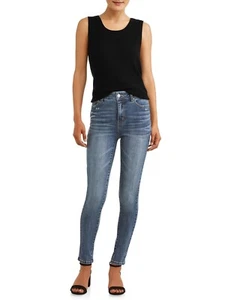 Jeans skinny da donna Time and Tru, lavaggio medio, taglia: 8 - Foto 1 di 3