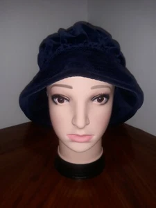 Blue Importina Bucket Hat Velvet 100% Cotton Material. - Picture 1 of 7