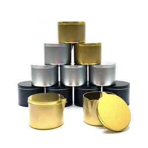 Candle Jar Empty Bulk Spout Container Tins Empty Storage Box Making Jars 12Pcs - Picture 1 of 9