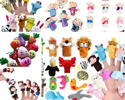 ❤️💖 über 80 Fingerpuppen Handpuppen Stoffpuppen Tiere Menschen Früchte ❤️💖 - Bild 1 von 4