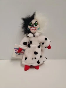 Mini Bolso de Frijoles Cruella De Vil Tienda Disney 101 Dálmatas Nuevo con Etiquetas - Imagen 1 de 5