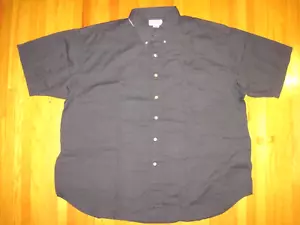 Sierra Pacific Black Twill Oxford Casual Button Down Shirt Size 3X NWT - Picture 1 of 7